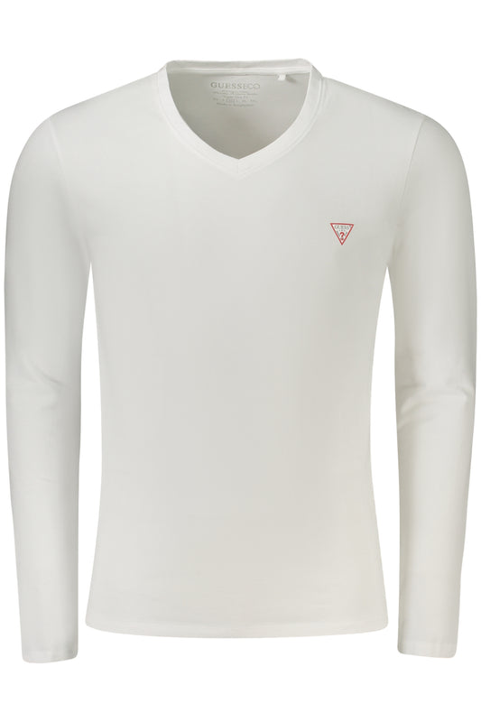 T-SHIRT MANCHES LONGUES GUESS JEANS HOMME BLANC - GUESS JEANS
