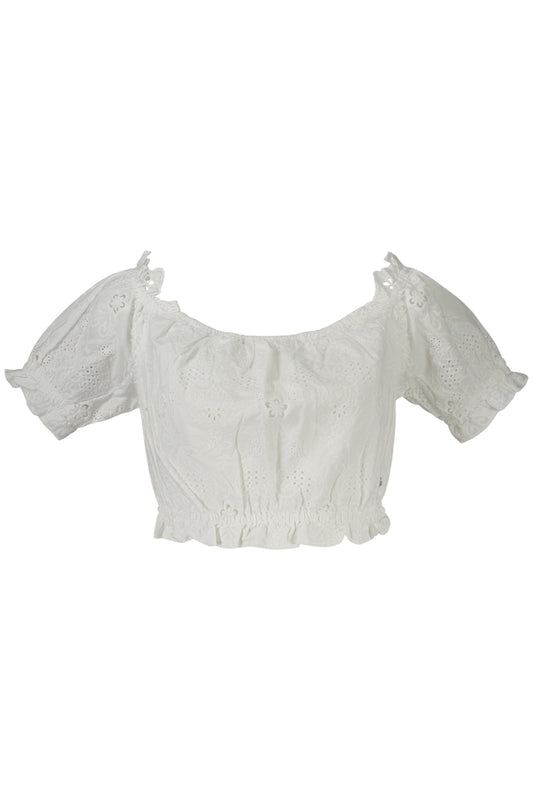 HAUT EN JEAN GUESS FEMME BLANC - GUESS JEANS