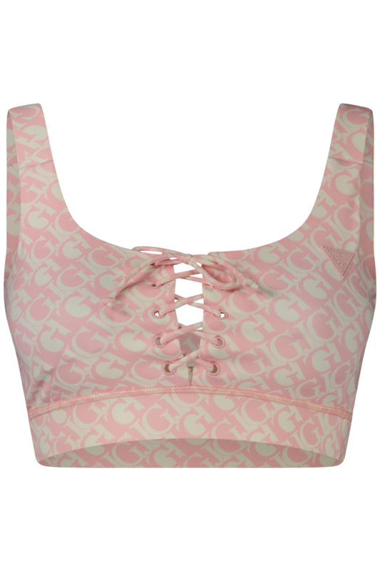 GUESS JEANS TOP FEMME ROSE - GUESS JEANS