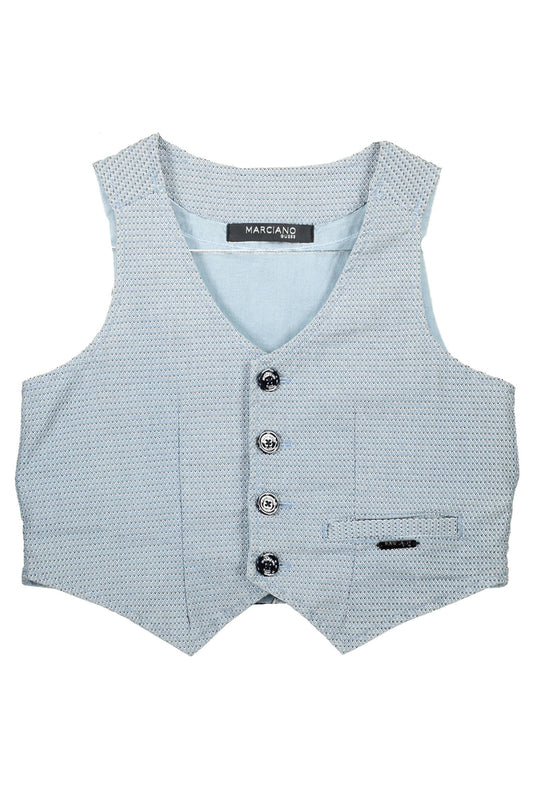 GILET ENFANT BLEU GUESS MARCIANO - GUESS MARCIANO