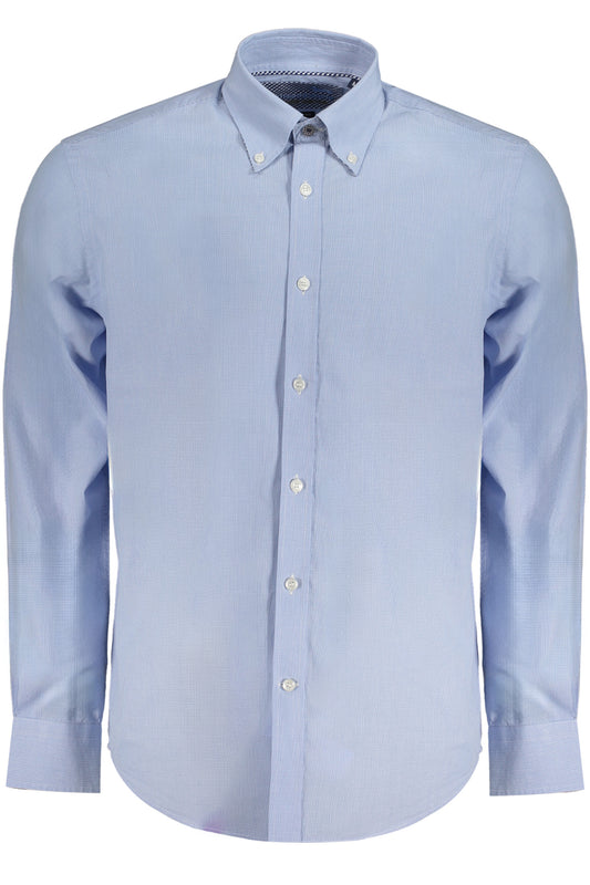 HARMONT &amp; BLAINE CHEMISE BLEU À MANCHES LONGUES POUR HOMMES - HARMONT &amp; BLAINE