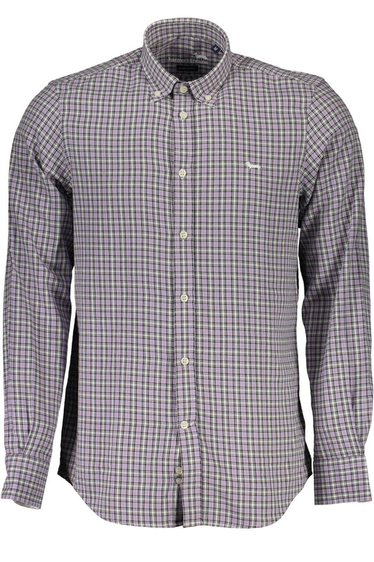 HARMONT &amp; BLAINE CHEMISE À MANCHES LONGUES HOMME VIOLET - HARMONT &amp; BLAINE