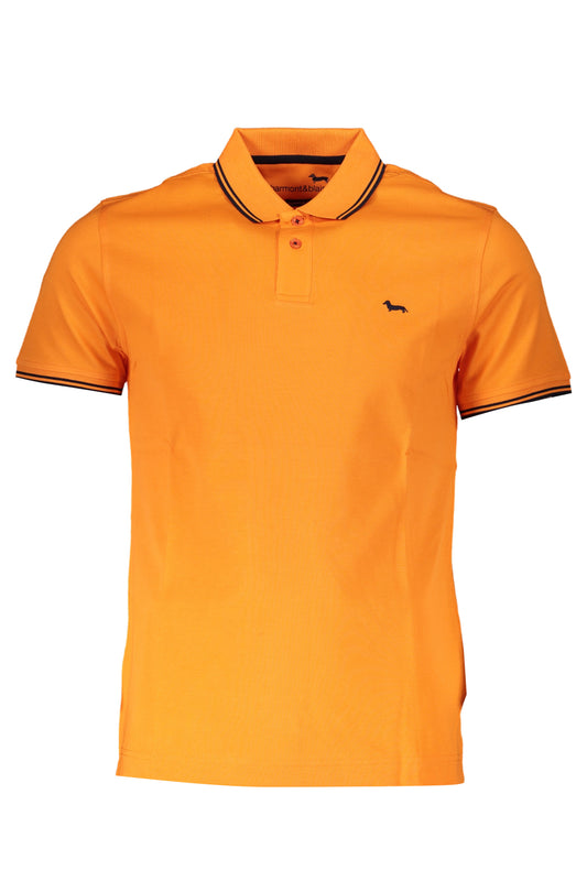 HARMONT &amp; BLAINE POLO MANCHES COURTES ORANGE HOMME - HARMONT &amp; BLAINE