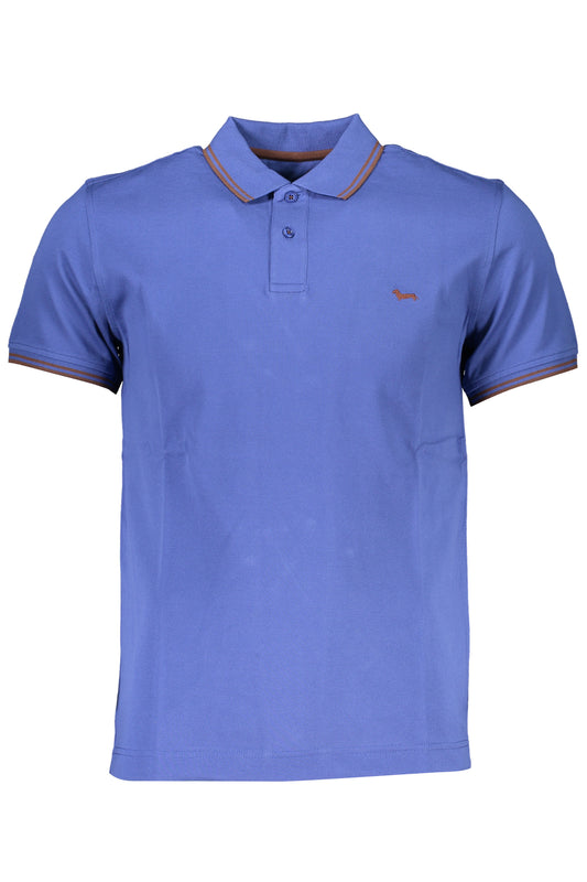 HARMONT &amp; BLAINE POLO MANCHES COURTES HOMME BLEU - HARMONT &amp; BLAINE