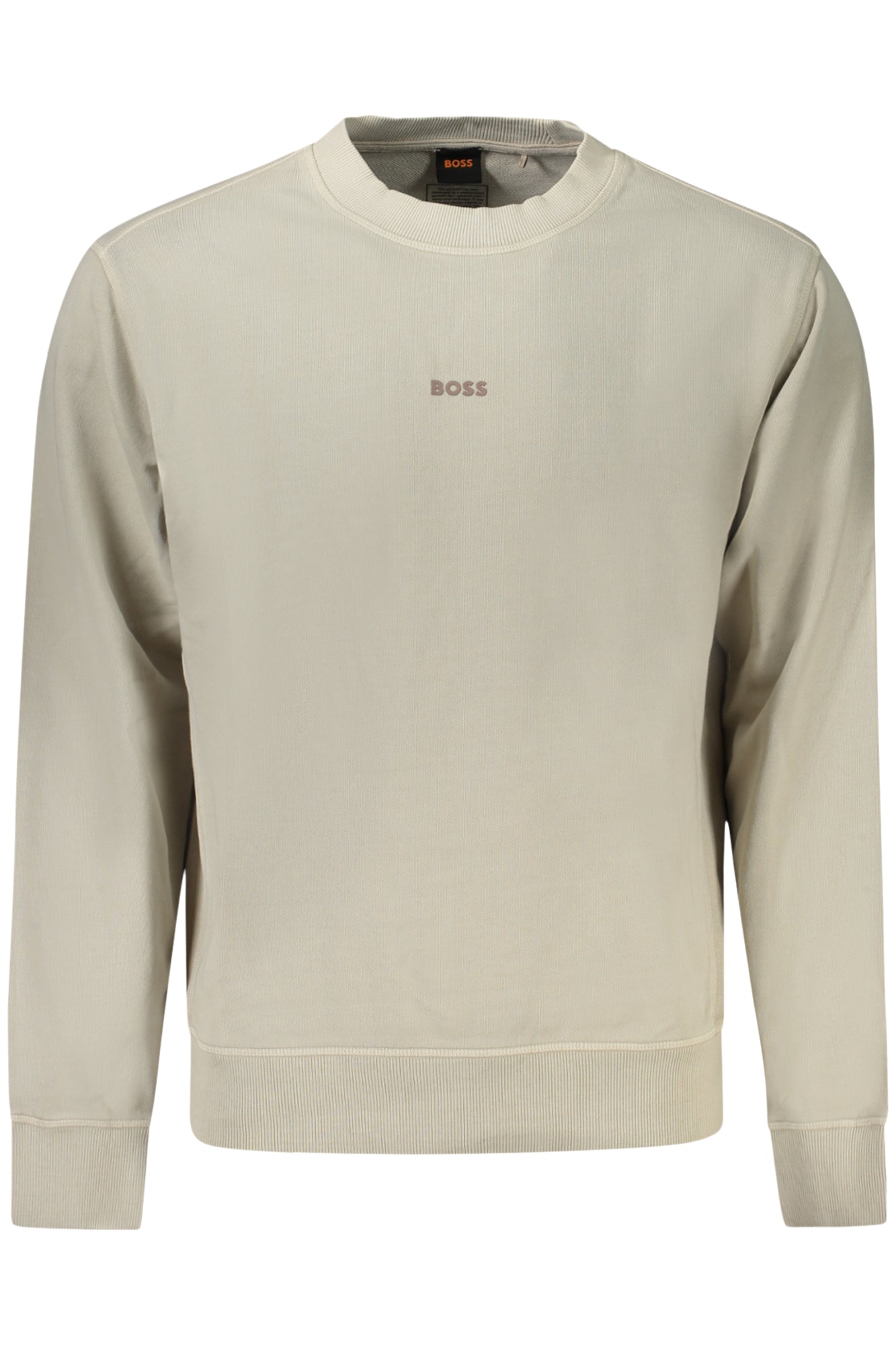 SWEAT-SHIRT HUGO BOSS SANS ZIP HOMME BEIGE - BOSS
