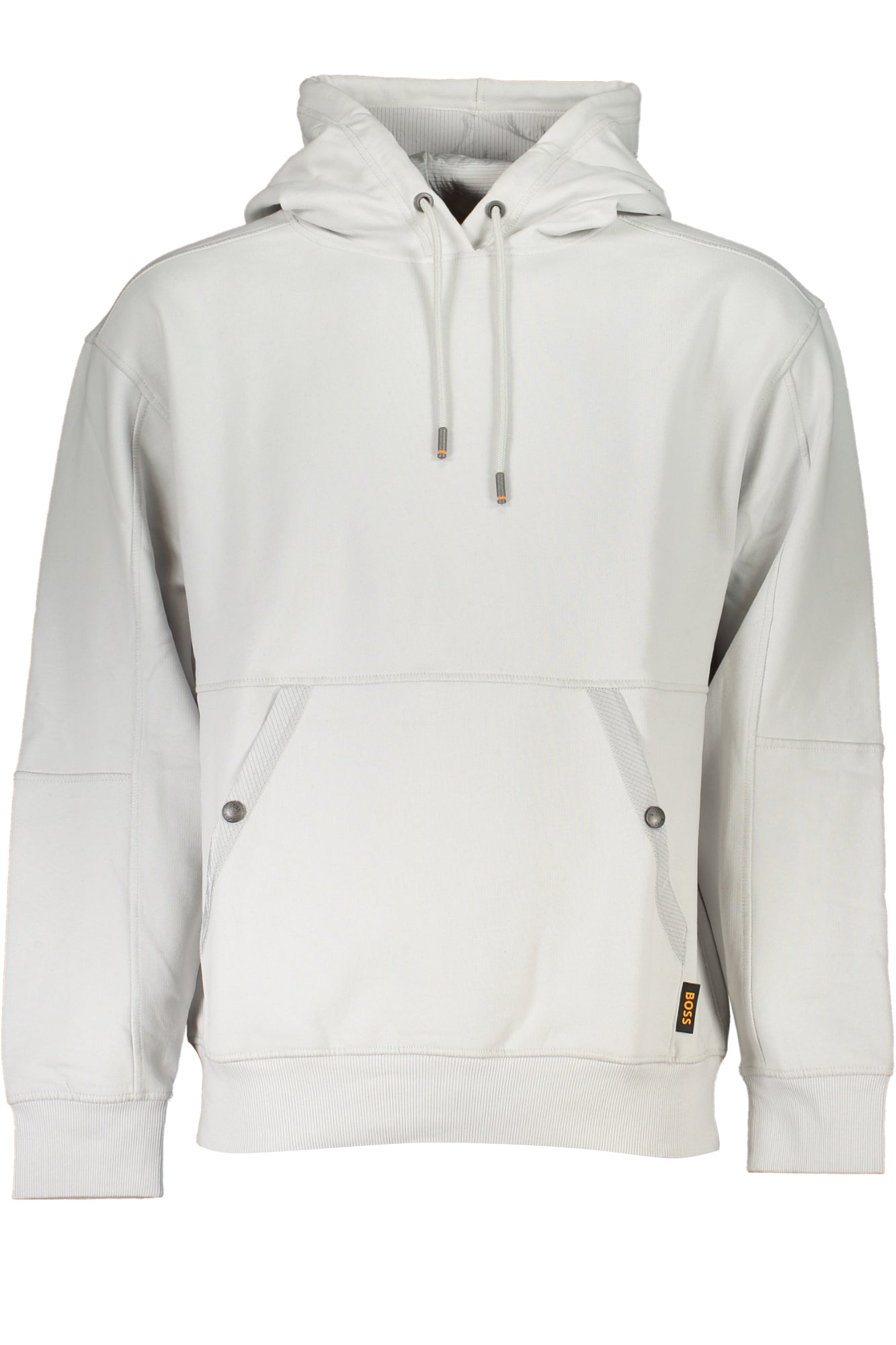 SWEAT-SHIRT SANS FERMETURE ÉCLAIR POUR HOMME HUGO BOSS GRIS - BOSS