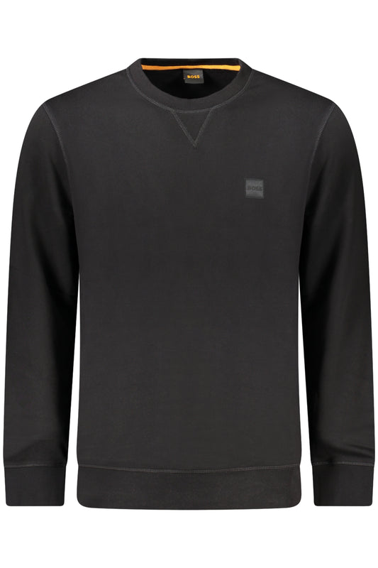 SWEAT-SHIRT ZIPPÉ NOIR HUGO BOSS POUR HOMMES - BOSS