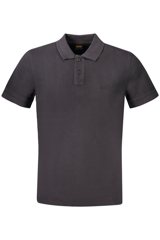 POLO HUGO BOSS MANCHES COURTES HOMME NOIR - BOSS