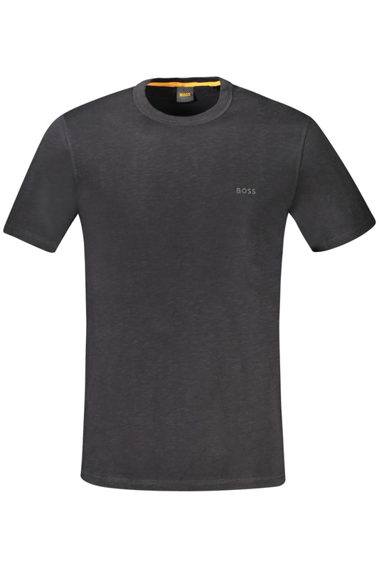 T-SHIRT À MANCHES COURTES POUR HOMMES HUGO BOSS NOIR - BOSS