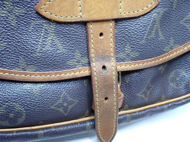 Louis Vuitton Saumur 30 Toile Monogram Sac Bandoulière Vintage 1992