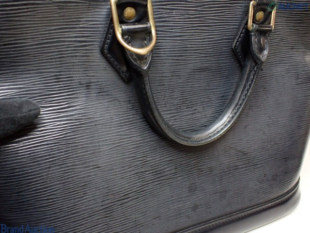 Louis Vuitton Alma PM Cuir Épi Noir Sac à Main Vintage 2001
