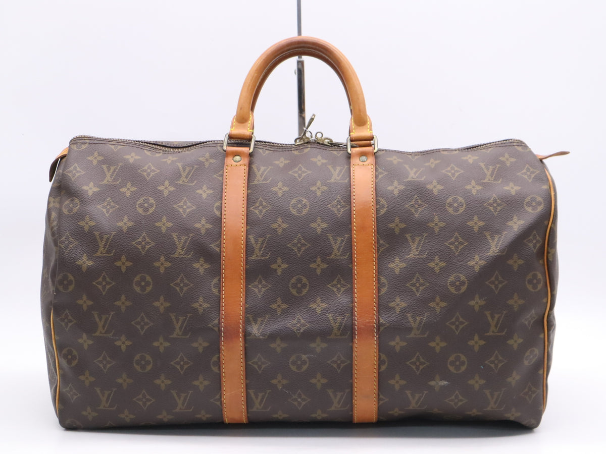 Louis Vuitton Keepall 50 Toile Monogram Sac de Voyage Vintage 1986