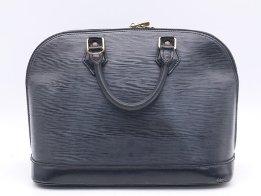 Louis Vuitton Alma PM Cuir Épi Noir Sac à Main Vintage 2001