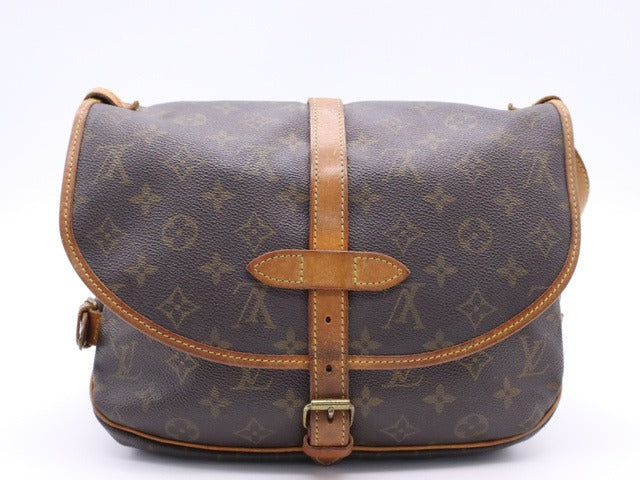 Louis Vuitton Saumur 30 Toile Monogram Sac Bandoulière Vintage 1992