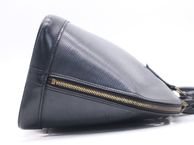 Louis Vuitton Alma PM Cuir Épi Noir Sac à Main Vintage 2001