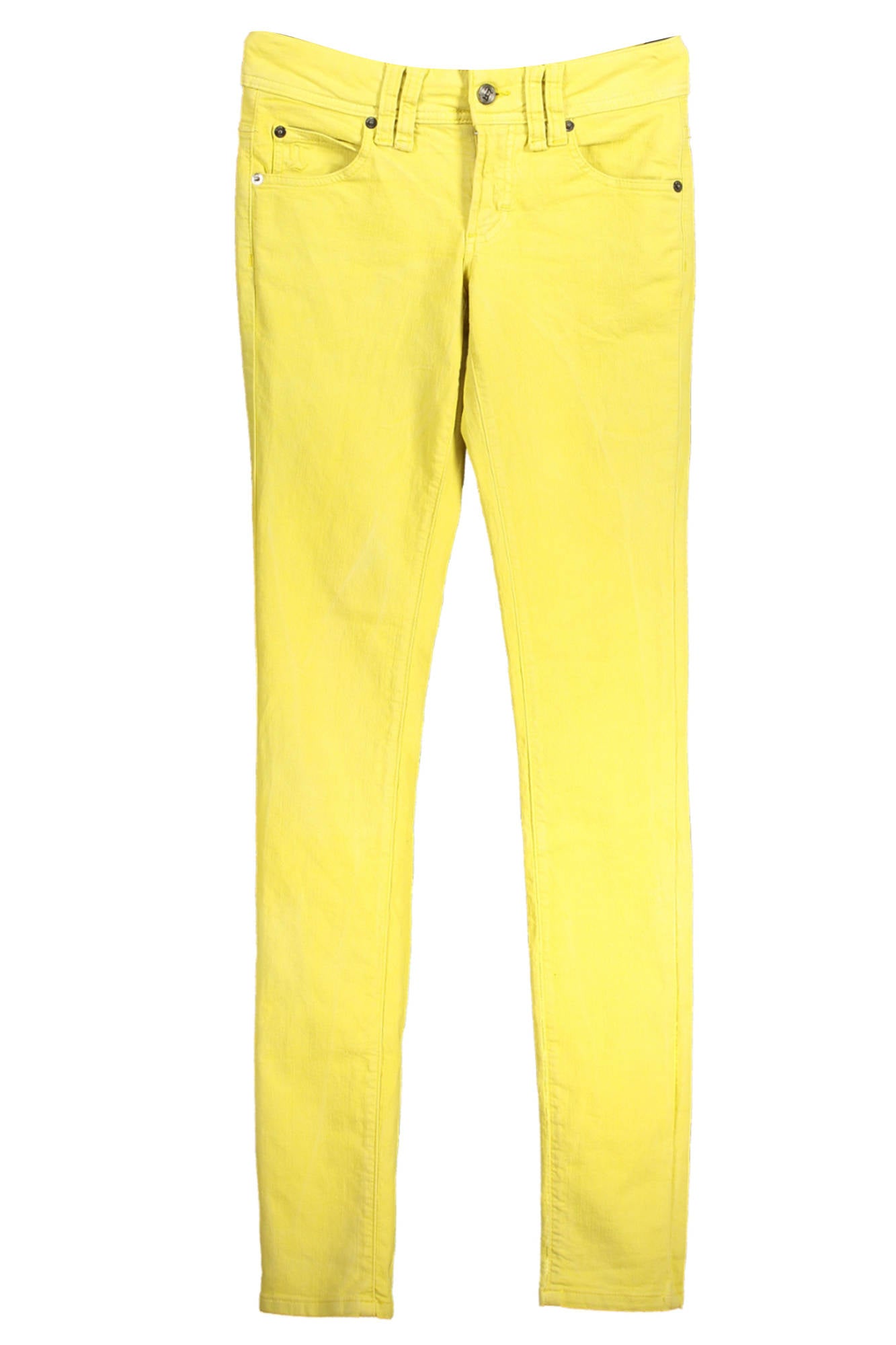 JOHN GALLIANO JEANS DENIM FEMME JAUNE - JOHN GALLIANO