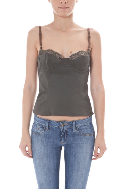 HAUT FEMME VERT JOHN GALLIANO - JOHN GALLIANO