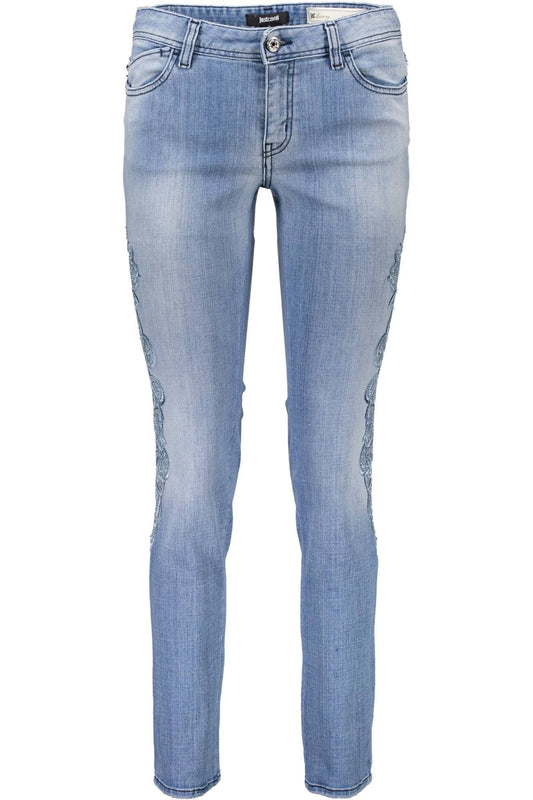 JUST CAVALLI JEANS DENIM FEMME BLEU CLAIR - JUST CAVALLI