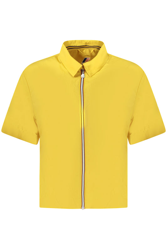 CHEMISE K-WAY MANCHES COURTES FEMME JAUNE - K-WAY