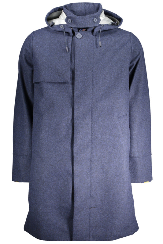 MANTEAU BLEU POUR HOMMES K-WAY - K-WAY