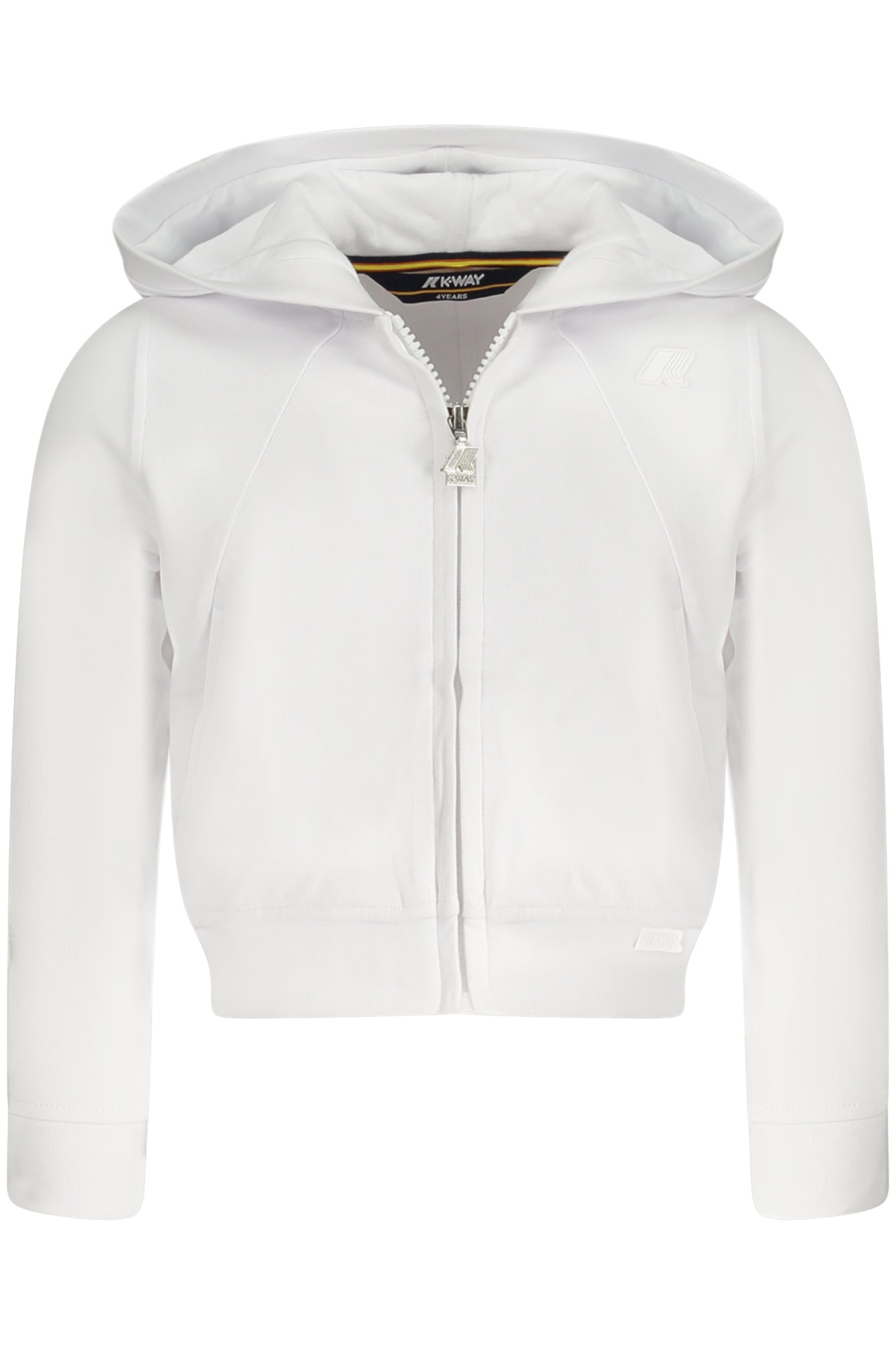 SWEAT-SHIRT ZIPPÉ K-WAY POUR FILLE BLANC - K-WAY