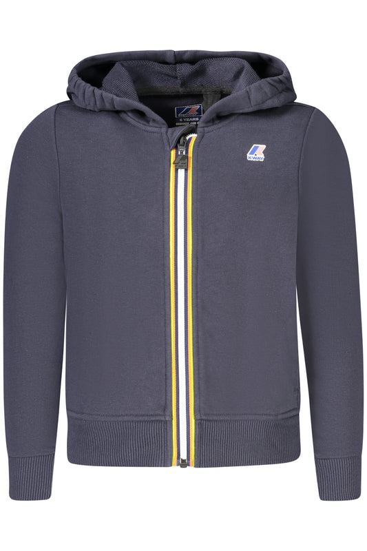 SWEAT K-WAY AVEC ZIP ENFANT BLEU - K-WAY