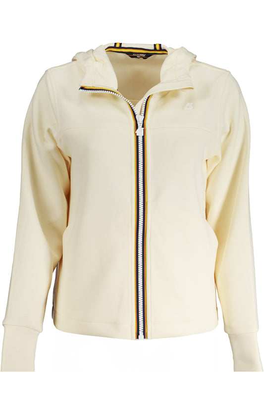 SWEAT-SHIRT ZIPPÉ K-WAY BEIGE FEMME - K-WAY