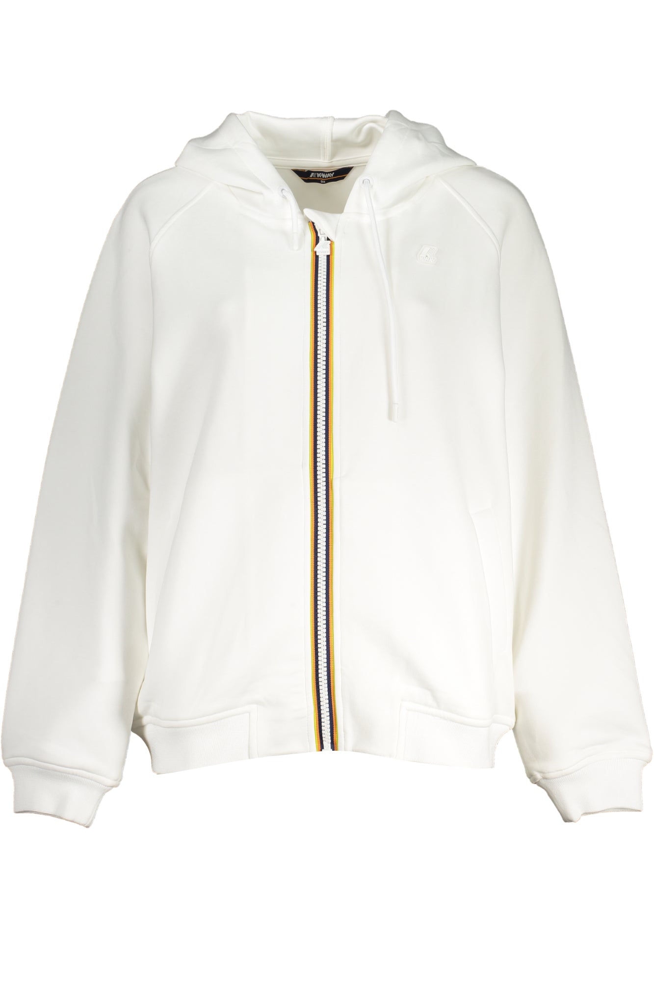 SWEAT-SHIRT ZIPPÉ K-WAY FEMME BLANC - K-WAY