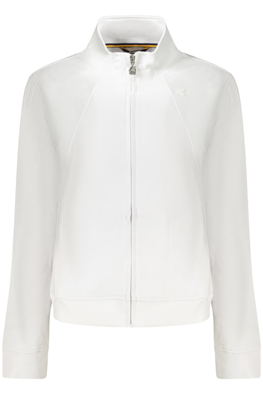 SWEAT-SHIRT ZIPPÉ FEMME K-WAY BLANC - K-WAY