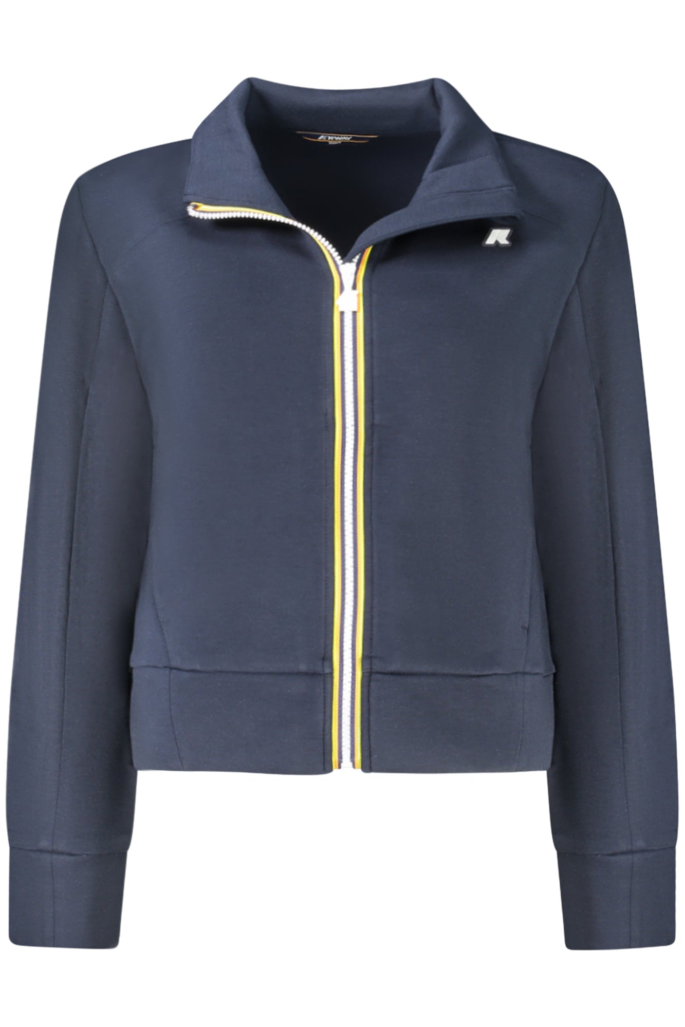 SWEAT-SHIRT K-WAY AVEC ZIP FEMME BLEU - K-WAY