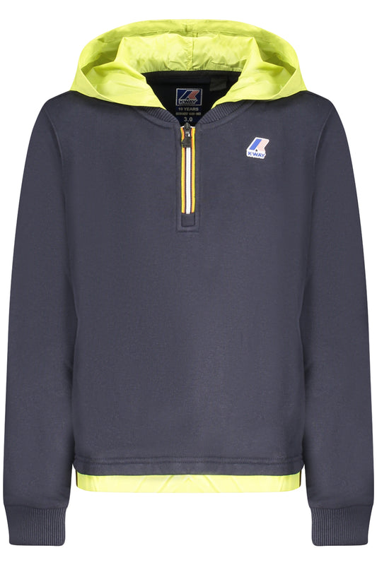 SWEAT K-WAY SANS ZIP ENFANT BLEU - K-WAY