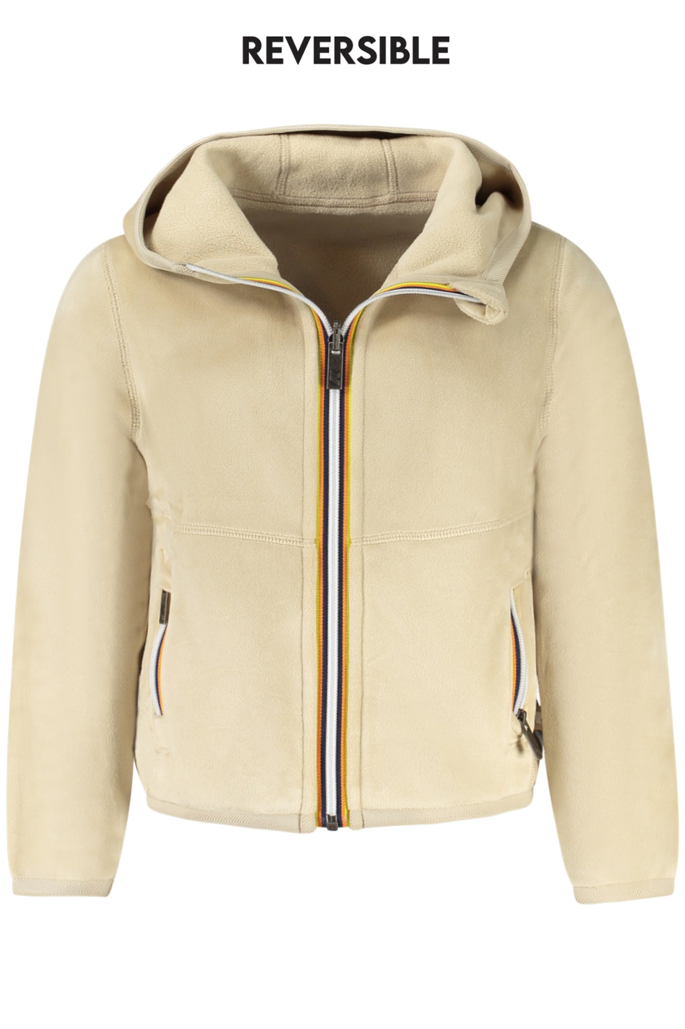 VESTE SPORT K-WAY FILLE BEIGE - K-WAY