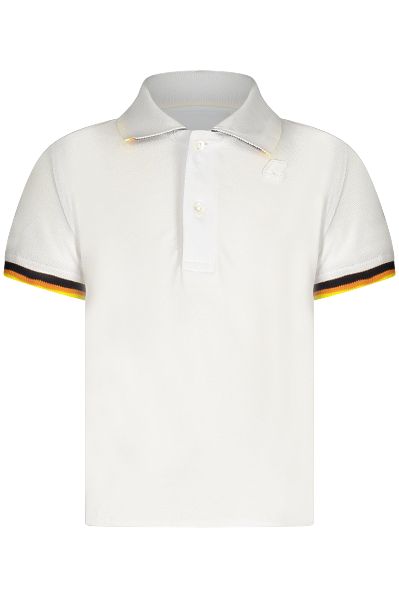 K-WAY POLO MANCHES COURTES ENFANT BLANC - K-WAY
