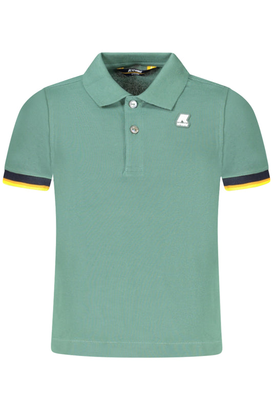 K-WAY POLO MANCHES COURTES ENFANT VERT - K-WAY