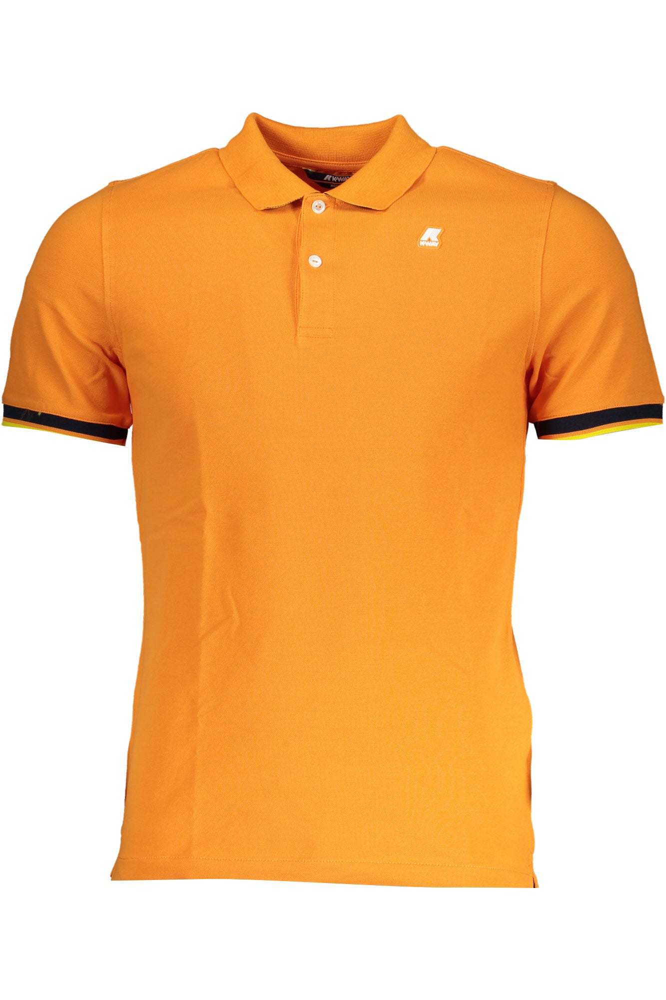 POLO MANCHES COURTES K-WAY HOMME ORANGE - K-WAY