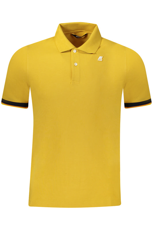 K-WAY POLO MANCHES COURTES HOMME JAUNE - K-WAY