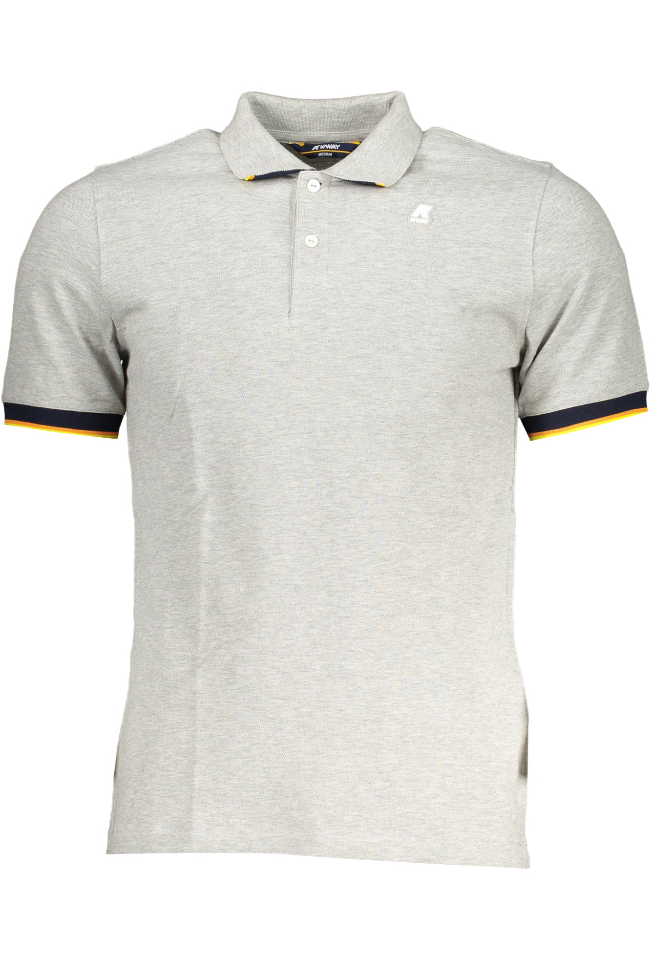 POLO MANCHES COURTES HOMME K-WAY GRIS - K-WAY