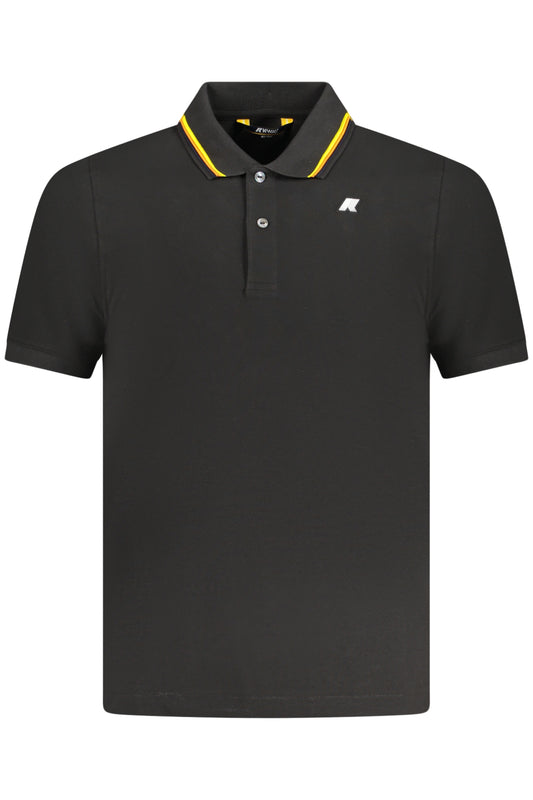 Polo K-WAY à manches courtes pour homme, noir - K-WAY
