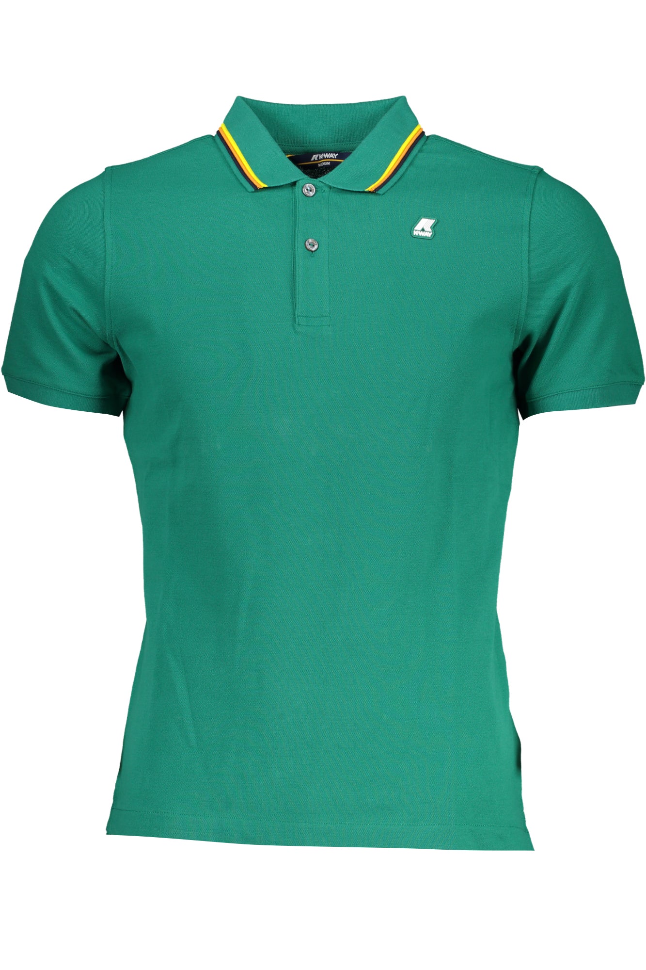 POLO MANCHES COURTES HOMME K-WAY VERT - K-WAY