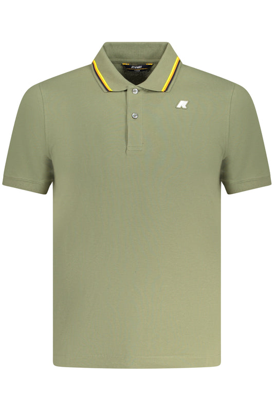 Polo K-WAY à manches courtes pour homme vert - K-WAY