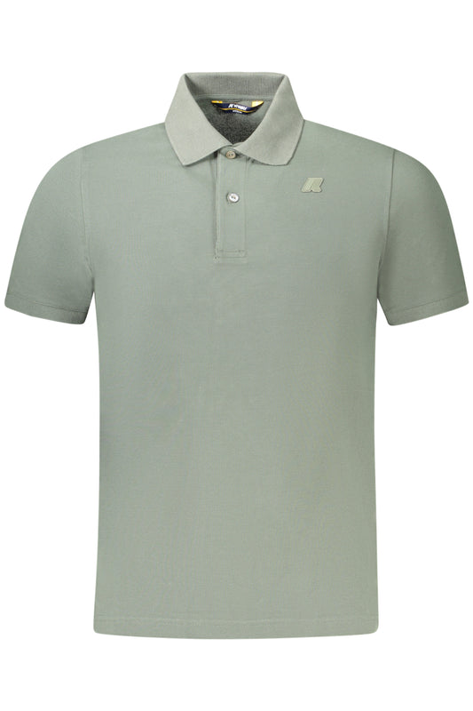 K-WAY POLO MANCHES COURTES HOMME VERT - K-WAY