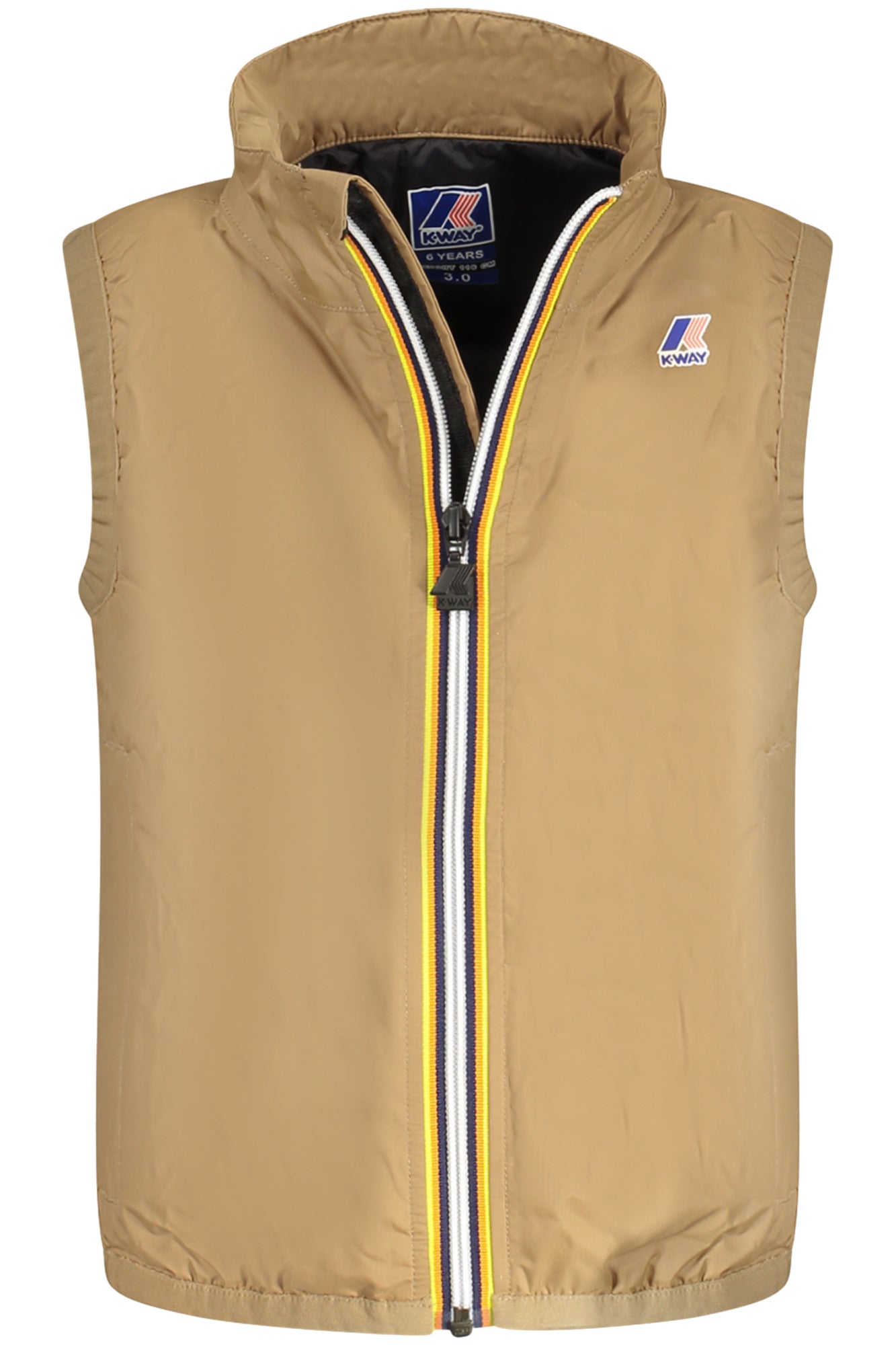 K-WAY SANS MANCHES ENFANT MARRON - K-WAY