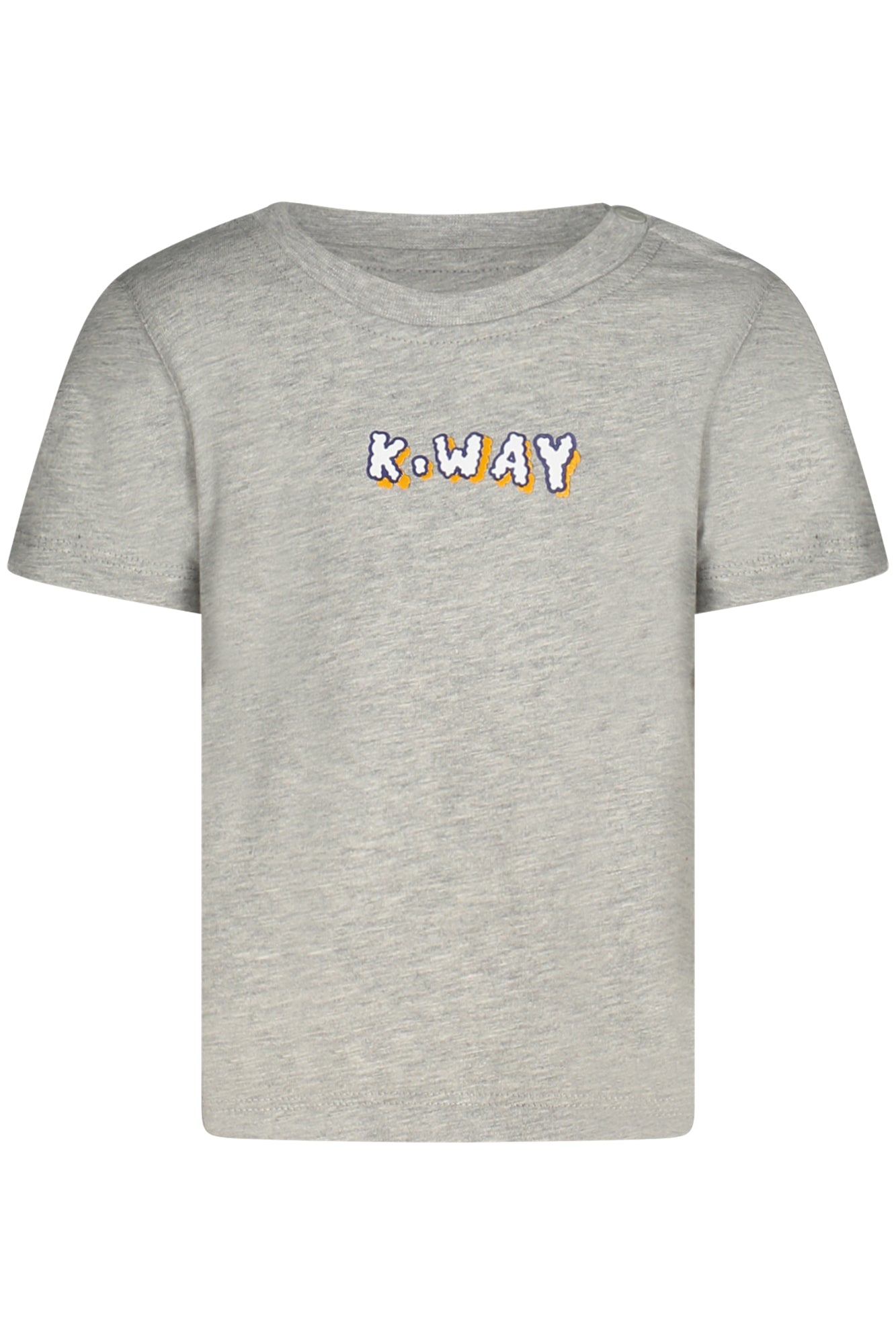 T-SHIRT MANCHES COURTES K-WAY ENFANT GRIS - K-WAY