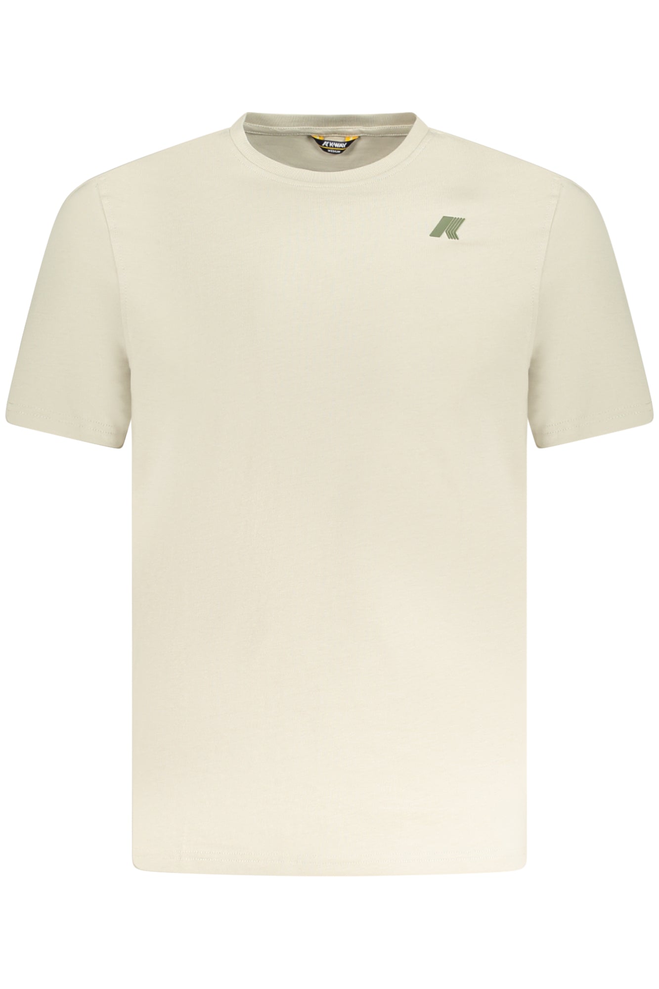 T-SHIRT MANCHES COURTES K-WAY HOMME BEIGE - K-WAY