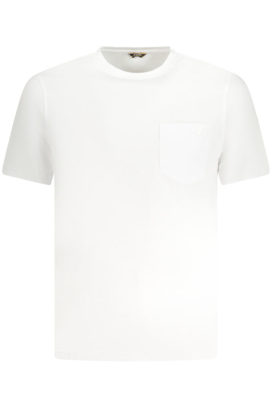 T-SHIRT MANCHES COURTES K-WAY HOMME BLANC - K-WAY