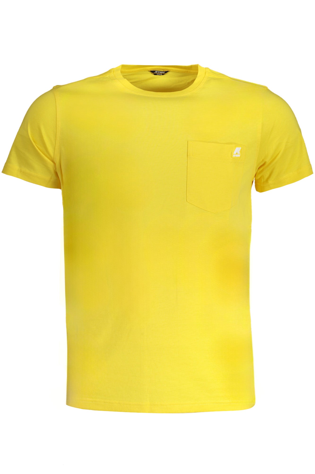 T-SHIRT MANCHES COURTES HOMME K-WAY JAUNE - K-WAY
