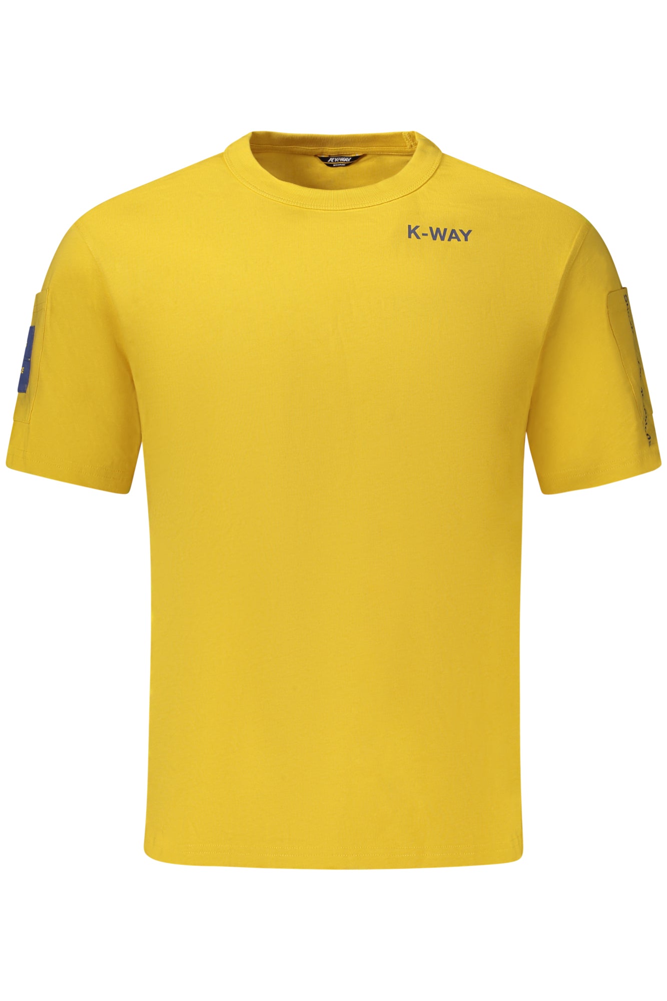 T-SHIRT MANCHES COURTES K-WAY HOMME JAUNE - K-WAY