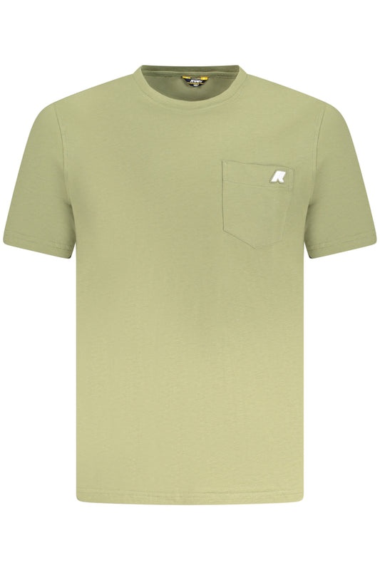 T-SHIRT MANCHES COURTES K-WAY HOMME VERT - K-WAY