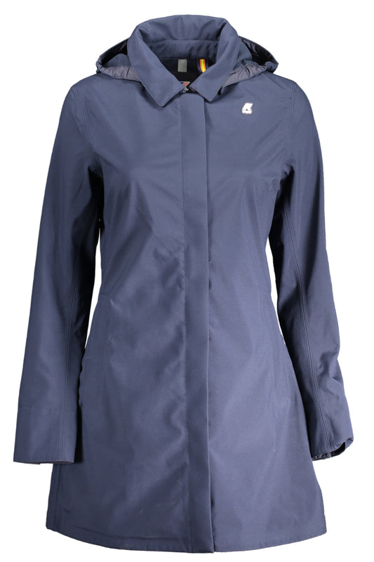 TRENCH-COAT FEMME K-WAY BLEU - K-WAY