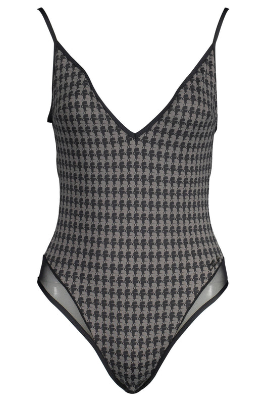 KARL LAGERFELD BEACHWEAR MAILLOT DE BAIN UNE PIÈCE FEMME NOIR - KARL LAGERFELD BEACHWEAR